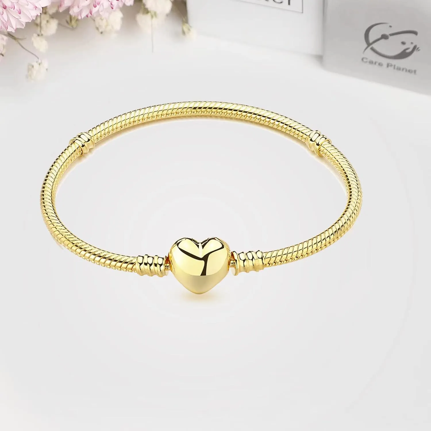 S925 Sterling Silver Snake Bracelet