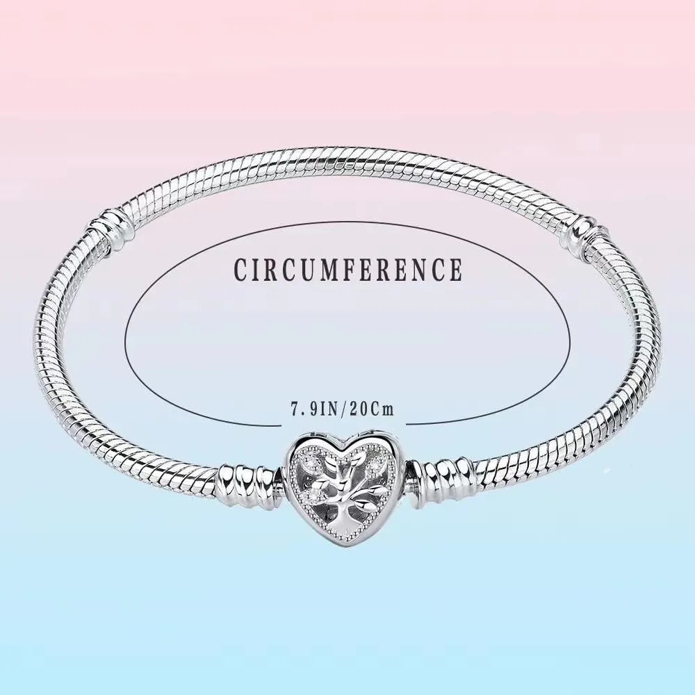 S925 Sterling Silver Snake Bracelet