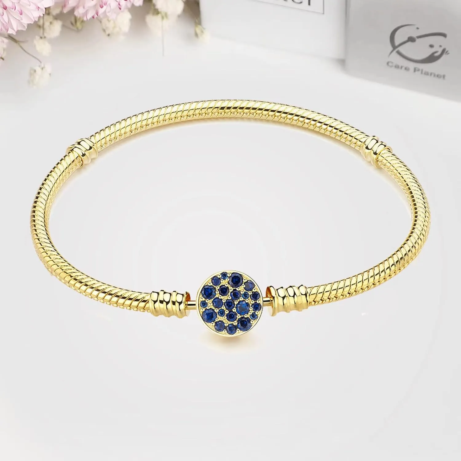 S925 Sterling Silver Snake Bracelet