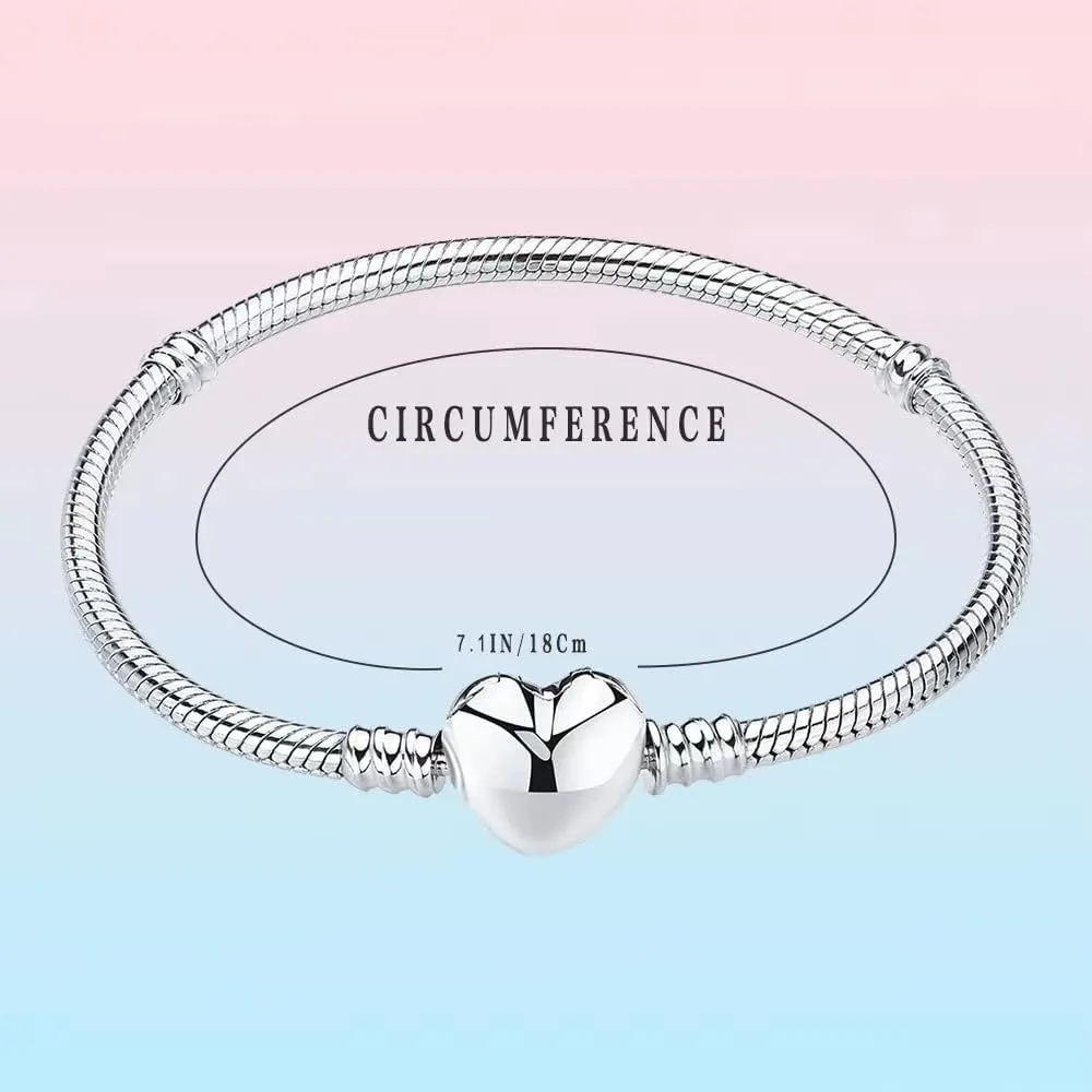 S925 Sterling Silver Snake Bracelet