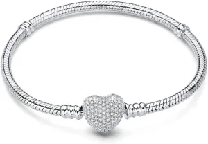 S925 Sterling Silver Snake Bracelet