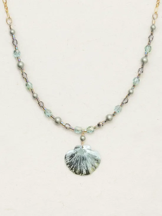 Sage Shelby Beaded Necklace