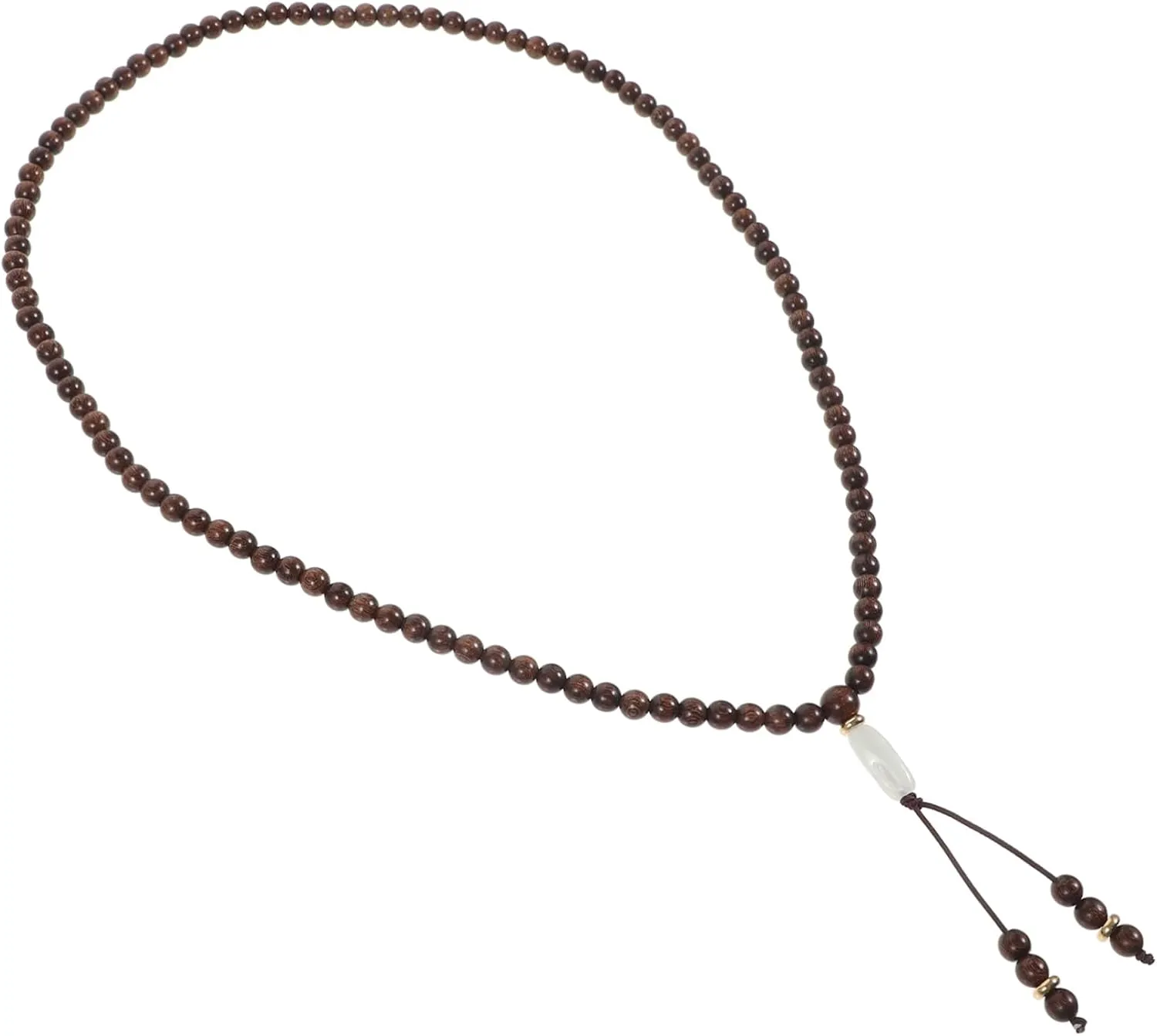 Sandalwood Buddha Bead Bracelet Men's 108 Beads Prayer Bracelet Wooden Bangle for Men