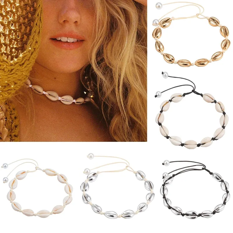 Save Sea Life Jewelry | Seashell Natural Shell Chokers