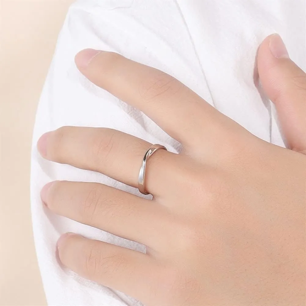Silver Rings Couples Ring for Lozenge Micro-Set Gem Jewelry Adjustable Pair of Silver Color Rings Men Women Festival Birthday GIF Silver Rings for Women (Gem Color : 08)