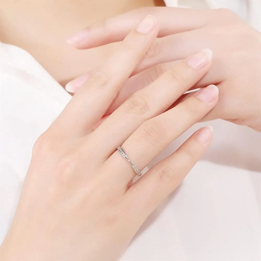 Silver Rings Couples Ring for Lozenge Micro-Set Gem Jewelry Adjustable Pair of Silver Color Rings Men Women Festival Birthday GIF Silver Rings for Women (Gem Color : 08)