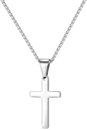 Small Cross Pendant Necklace for Women Simple Cross Necklaces Mothers Day Birthday Gifts for Women