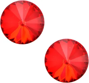 Spinningdaisy Simple Round Crystal Stud Earrings - Simple and Elegant Design