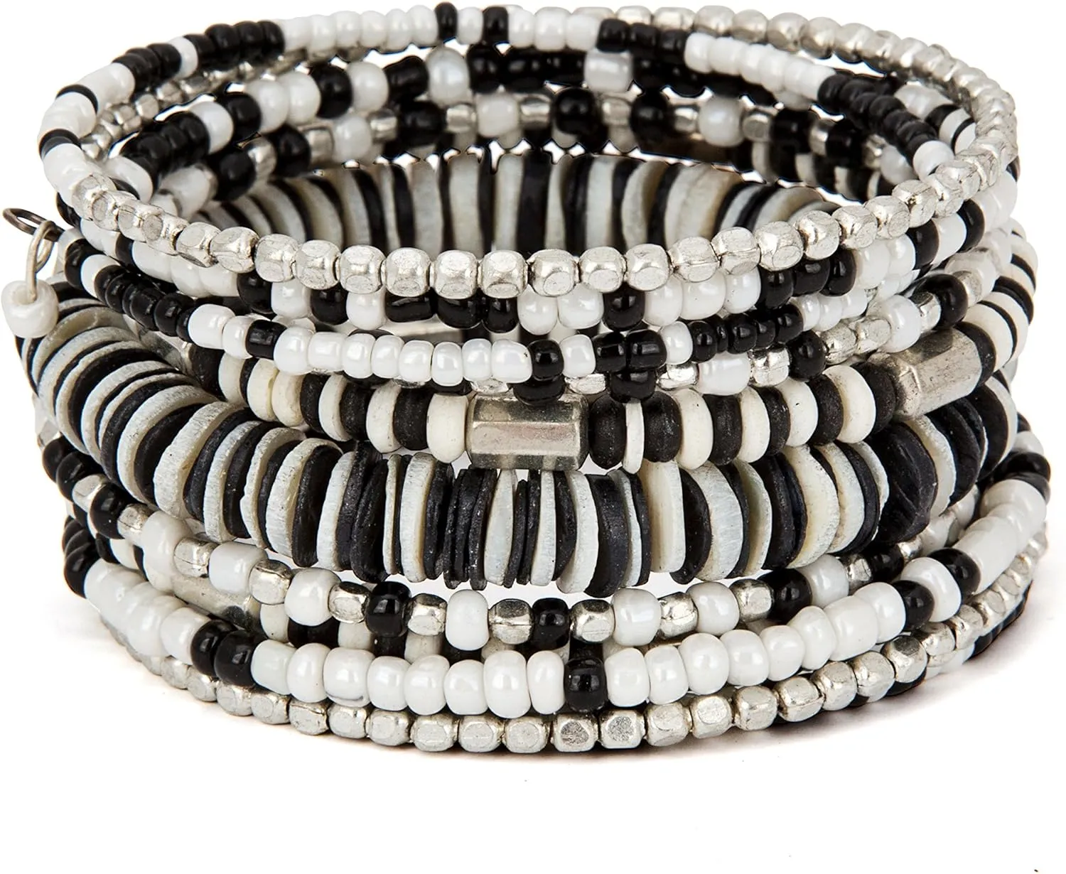 SPUNKYsoul Handmade Bohemian Coil Spring Bracelet for Women Collection