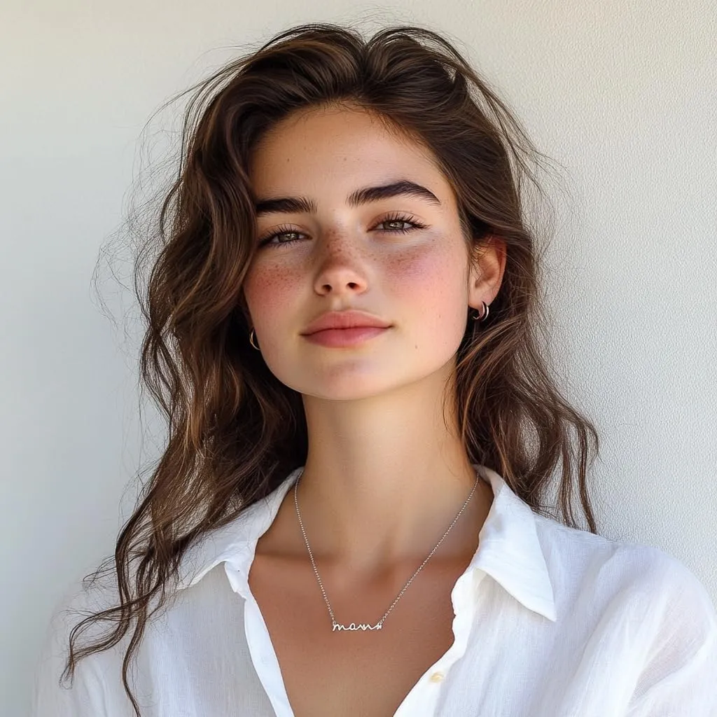 Sterling Silver 925 Mama Pendant Necklaces for Women Dainty Small 14K Gold Vermeil Silver Plated Mother Mom Necklace Non Tarnish Jewelry for Mom New Mom Trendy