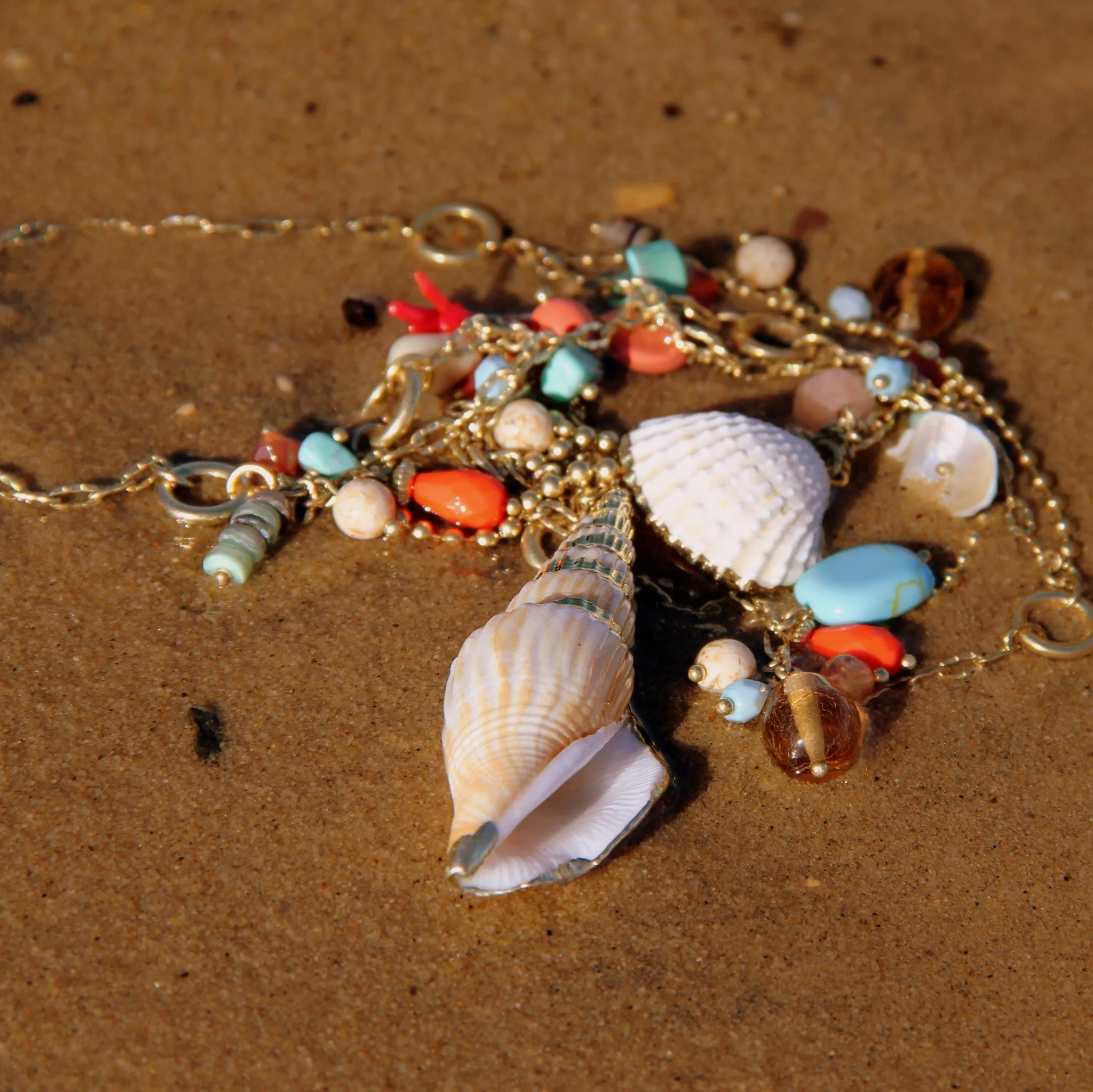 Stranded 'Seashore Treasures' Neck Lanyard