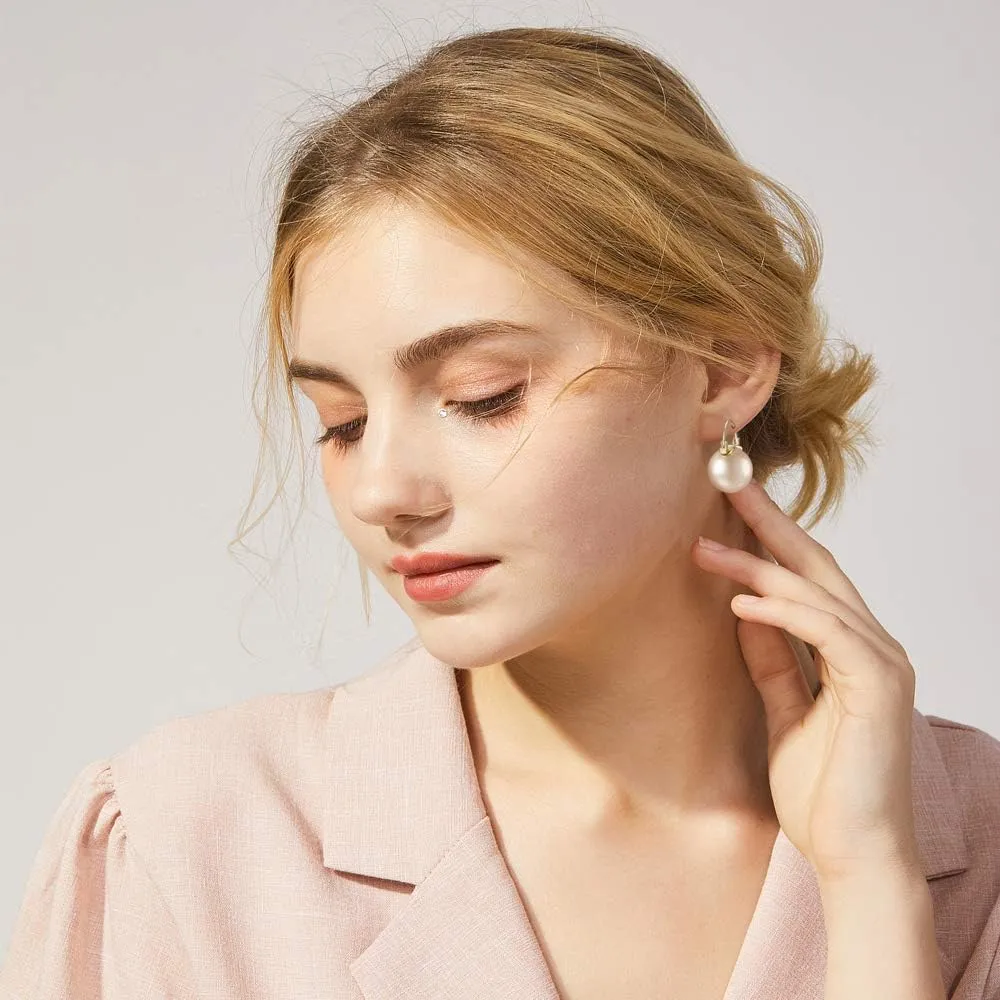 stud earrings 14K gold plating simple earrings, Elegant Earrings design style best confession gift