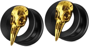 Stylish Gothic Earring Cuffs for Women 2 Pack Clip-on Punk Earrings Fashionable Gothic Earring Wraps