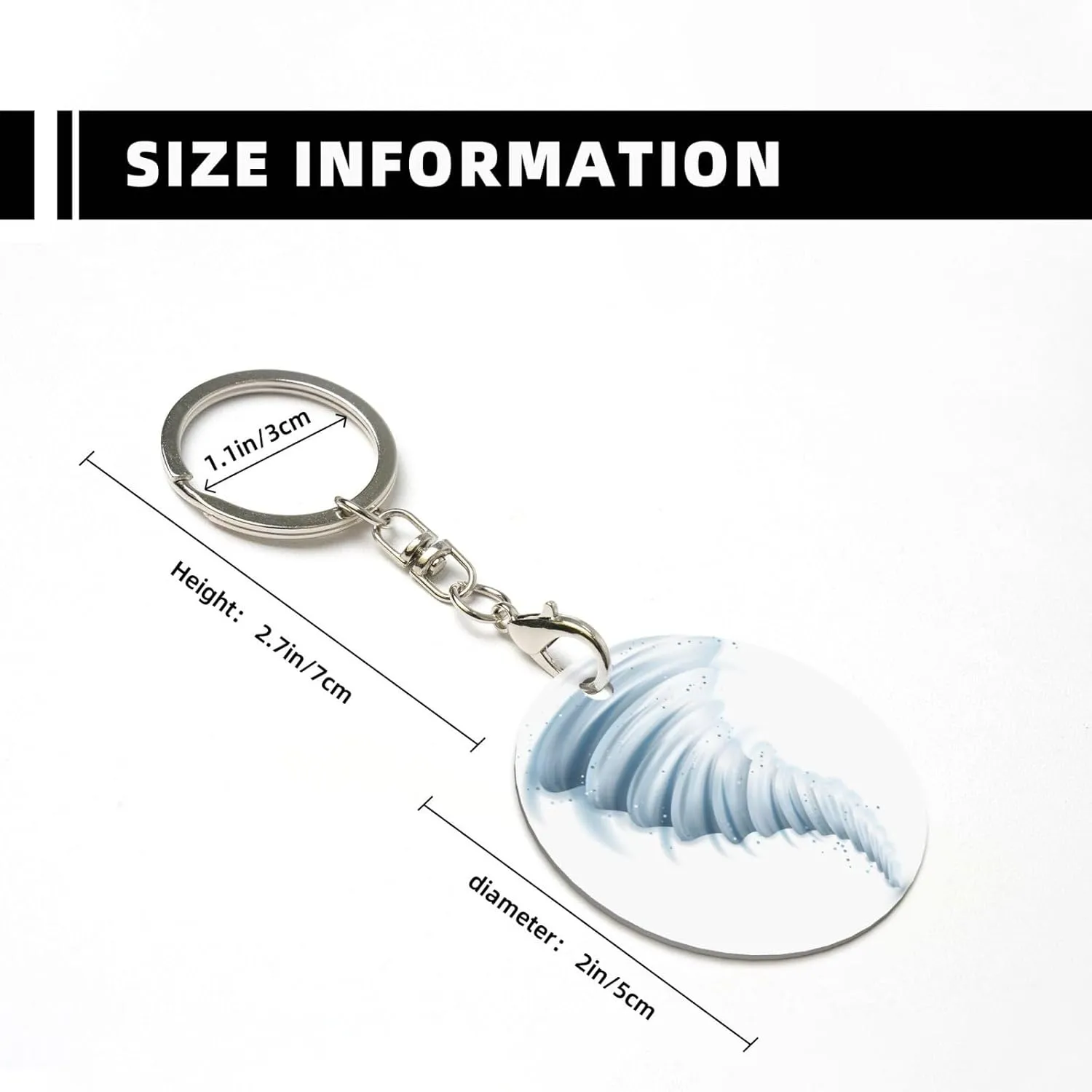 Swimming Pool Keychain, Key Chain Keychains Organizer Keyring for Women Men