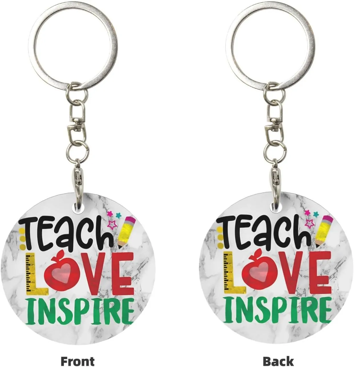 Swimming Pool Keychain, Key Chain Keychains Organizer Keyring for Women Men