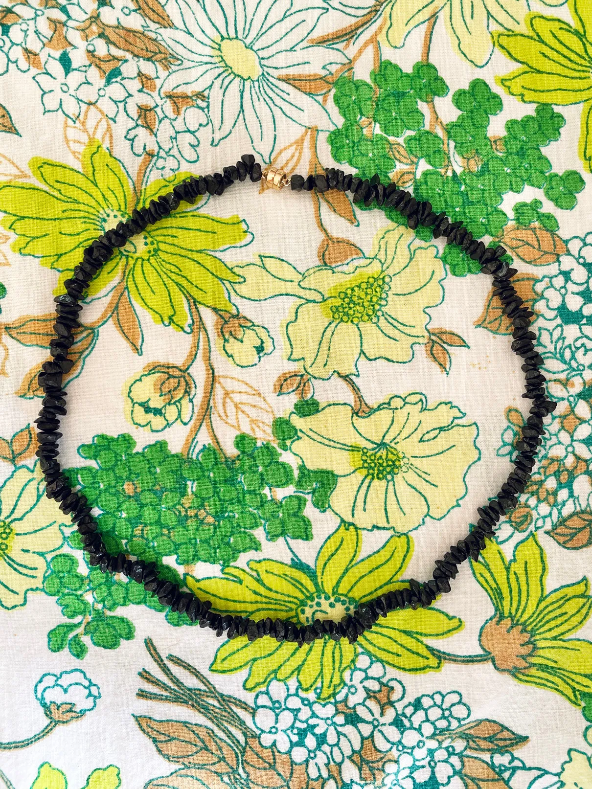 The Surfer Boy Necklace (Black Tourmaline)