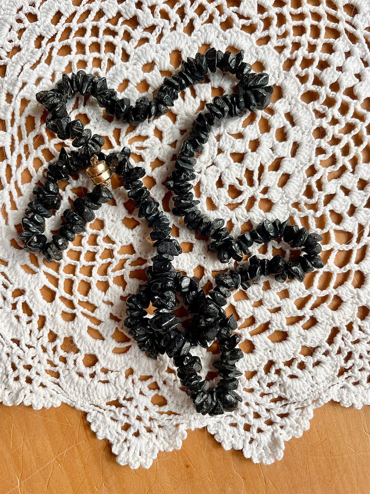 The Surfer Boy Necklace (Black Tourmaline)