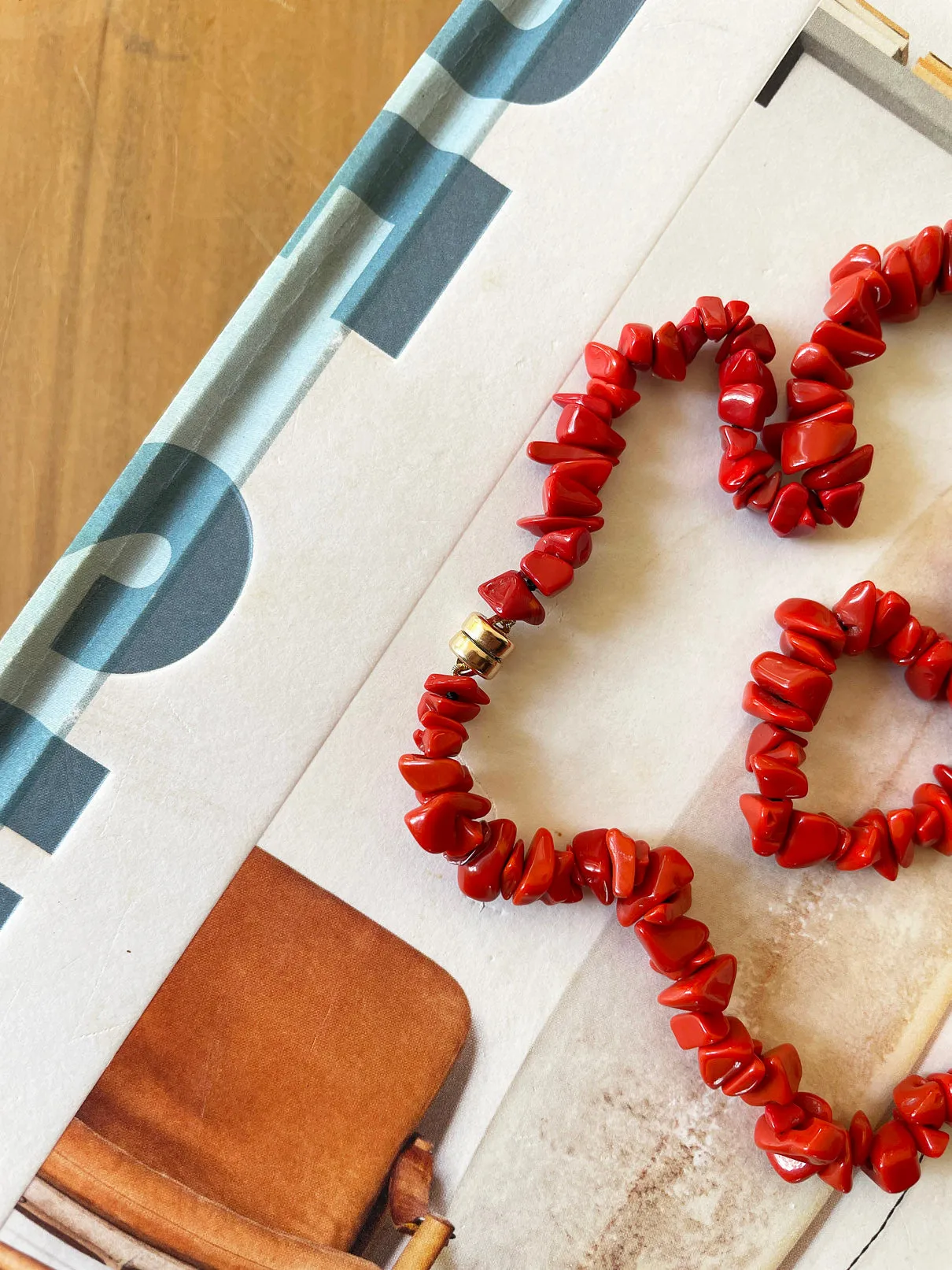 The Surfer Boy Necklace (Coral)