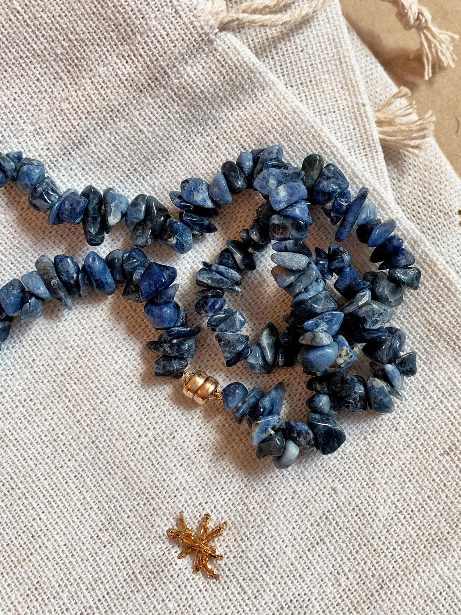 The Surfer Boy Necklace (Sodalite)