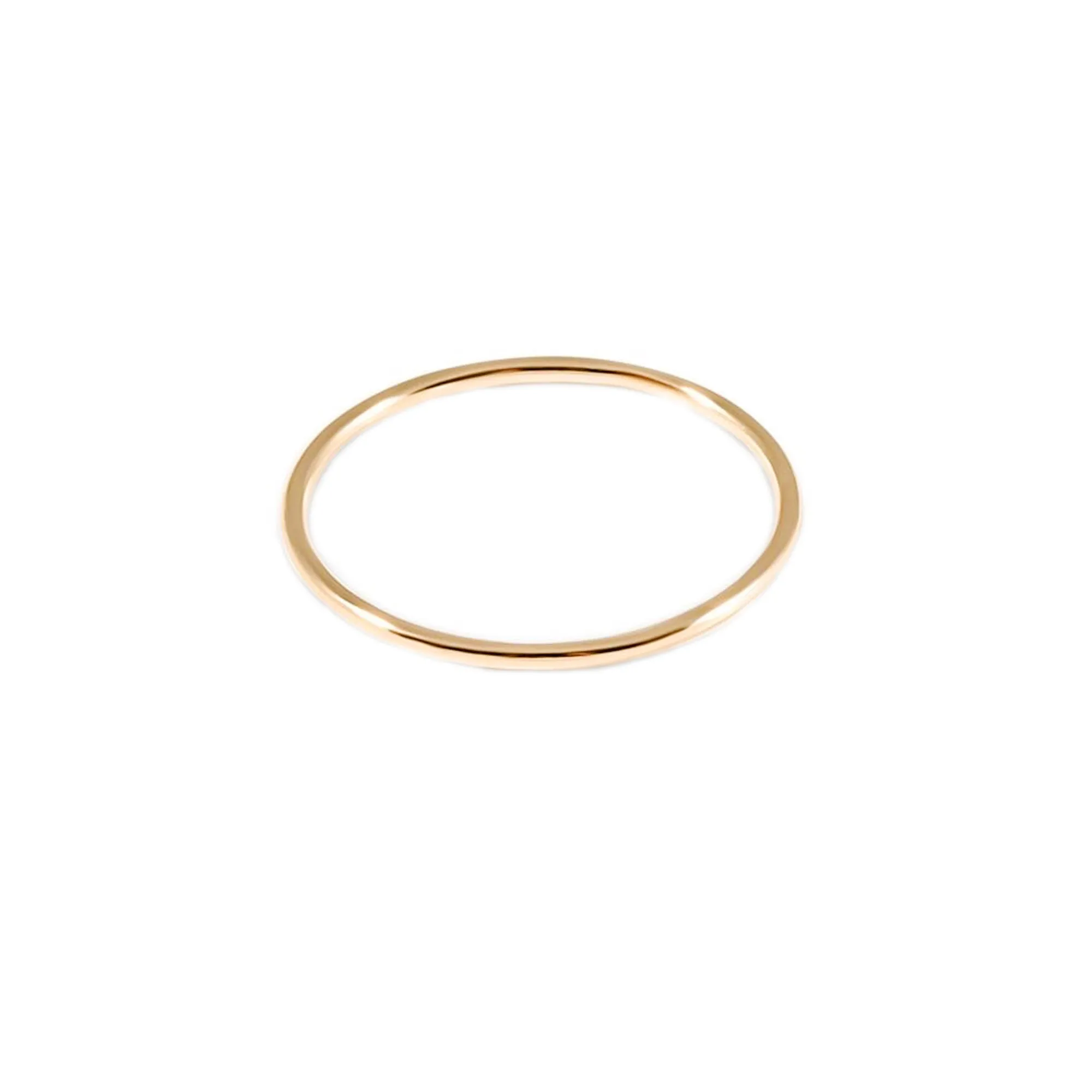 Thin Stacking Ring in Gold