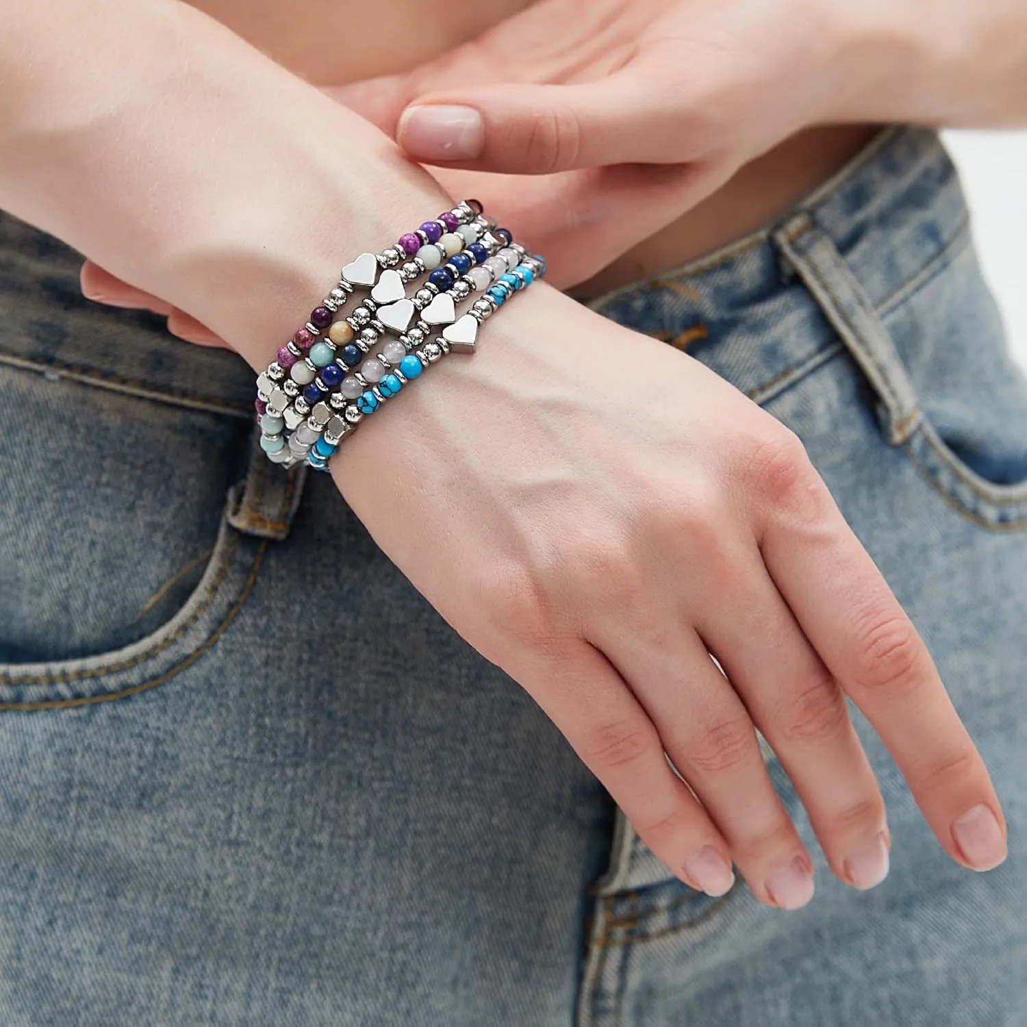TONY & SANDY Tiny Beaded Bracelets for Women, Sometimes You Forget You're Awesome, Unique Gifts for Women, Mom, Daughter, Wife, Coworkers, Best Friend, Bestie, Granddaughter