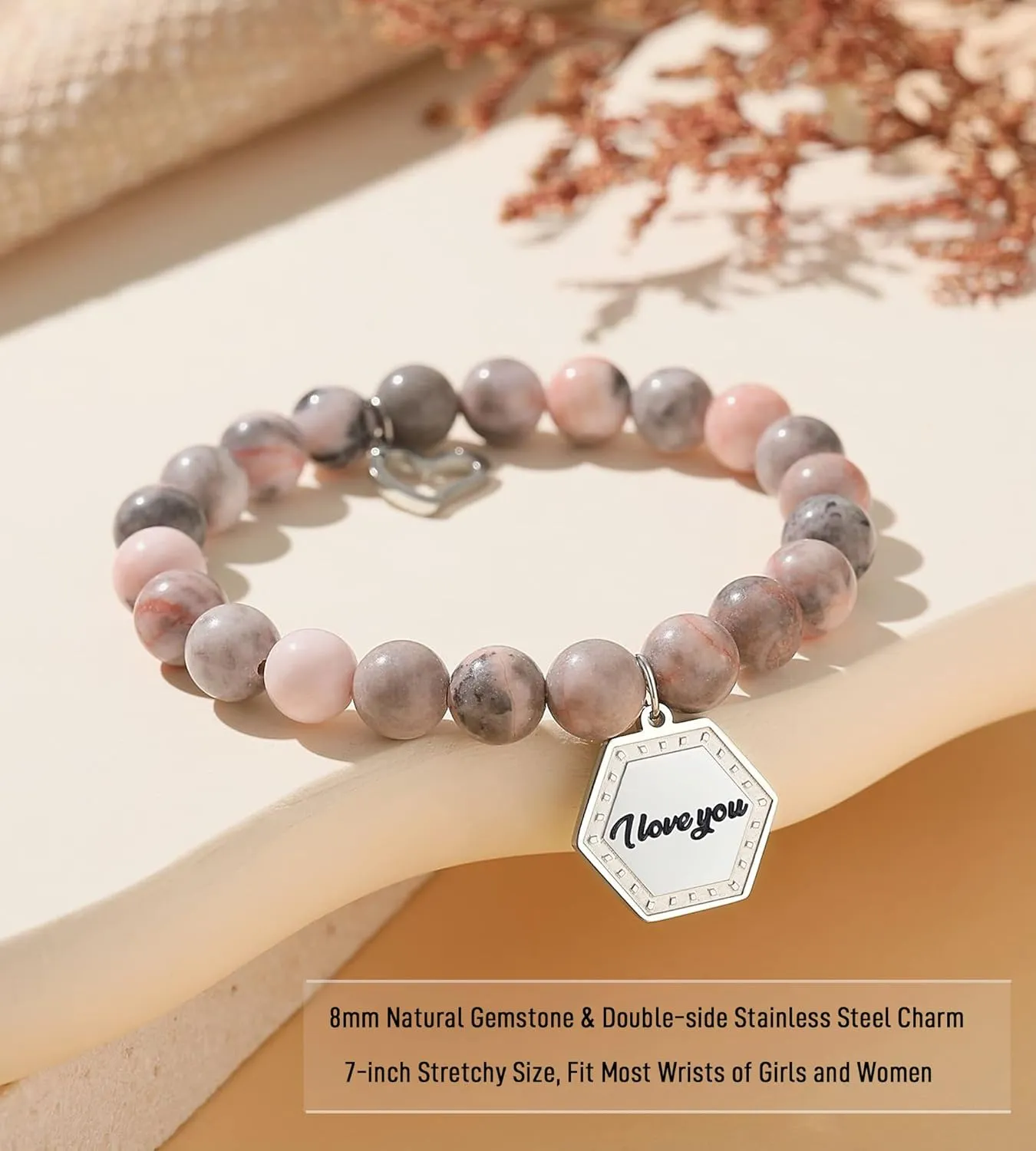 TONY & SANDY Unique Gifts for Women, Mom, Daughter, Wife, Friends, Sister, Aunt, Grandma - Beaded Bracelets for Women Teen Girls Jewelry on Birthday Christmas Graduation Easter