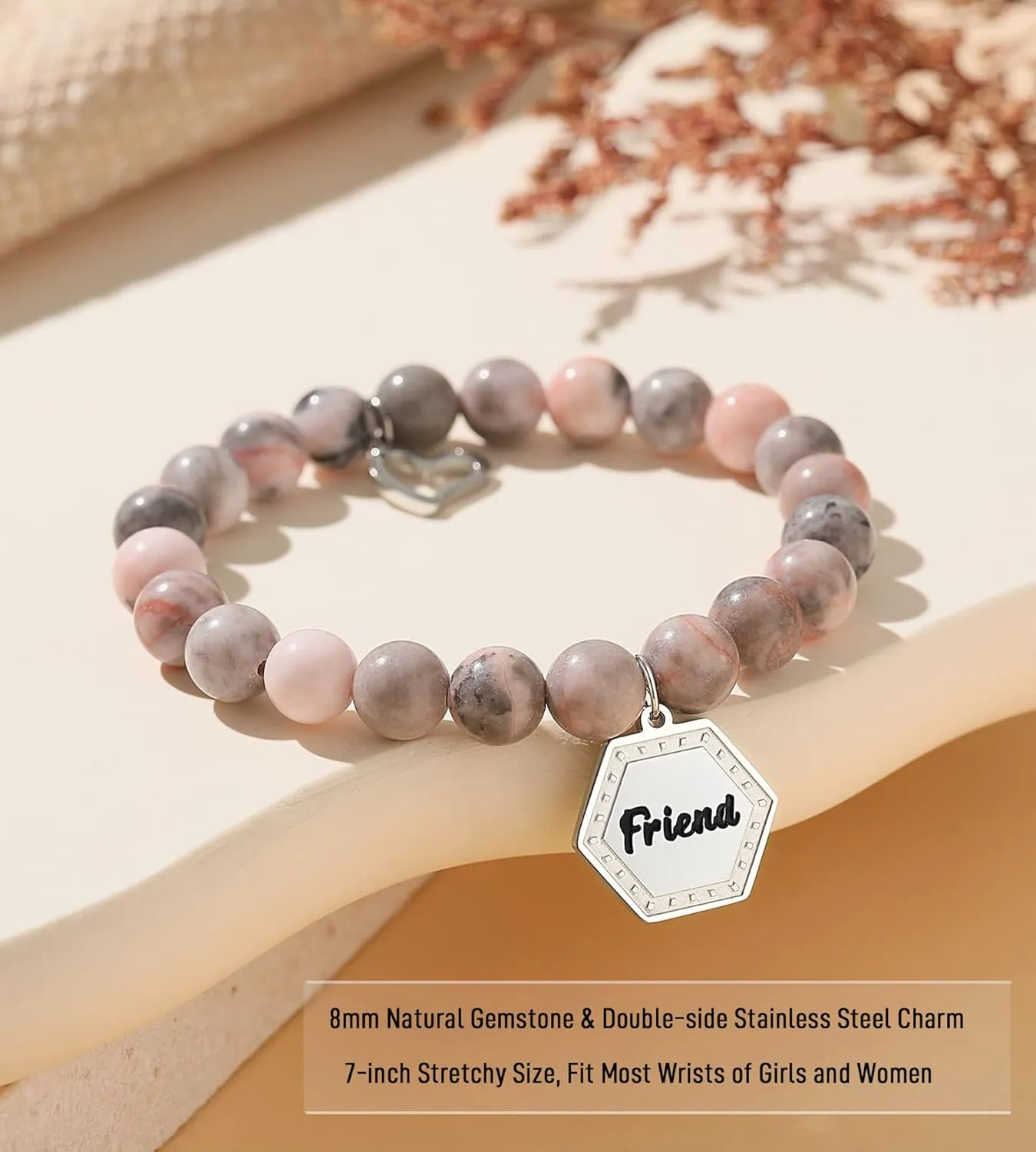 TONY & SANDY Unique Gifts for Women, Mom, Daughter, Wife, Friends, Sister, Aunt, Grandma - Beaded Bracelets for Women Teen Girls Jewelry on Birthday Christmas Graduation Easter