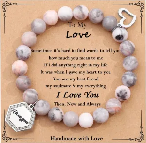 TONY & SANDY Unique Gifts for Women, Mom, Daughter, Wife, Friends, Sister, Aunt, Grandma - Beaded Bracelets for Women Teen Girls Jewelry on Birthday Christmas Graduation Easter