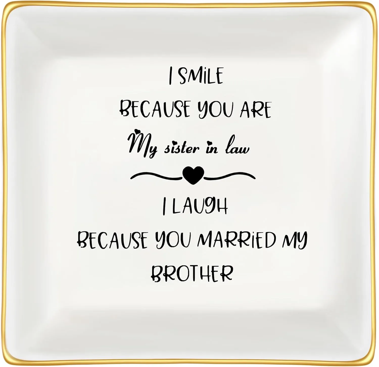 Trinket Dishes For Jewelry Friend Women Sister Mom Mother Birthday Christmas Gift Jewelry Tray For Rings Necklaces Bracelets Friendship Gifts For Her Friend Gifts Women Unique Gifts For Birthday
