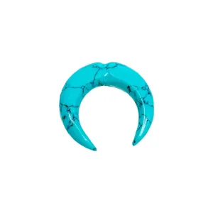 Turquoise Crystal Septum Pincher, 12g-1/2", Custom Sizes Available (9mm)