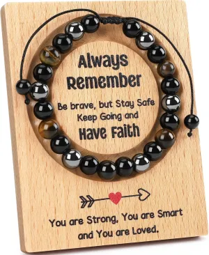 Unique Confirmation Bracelets for Men Birthday Gifts Encouragement Inspire Gift for Son Nephew Brothers Bracelet
