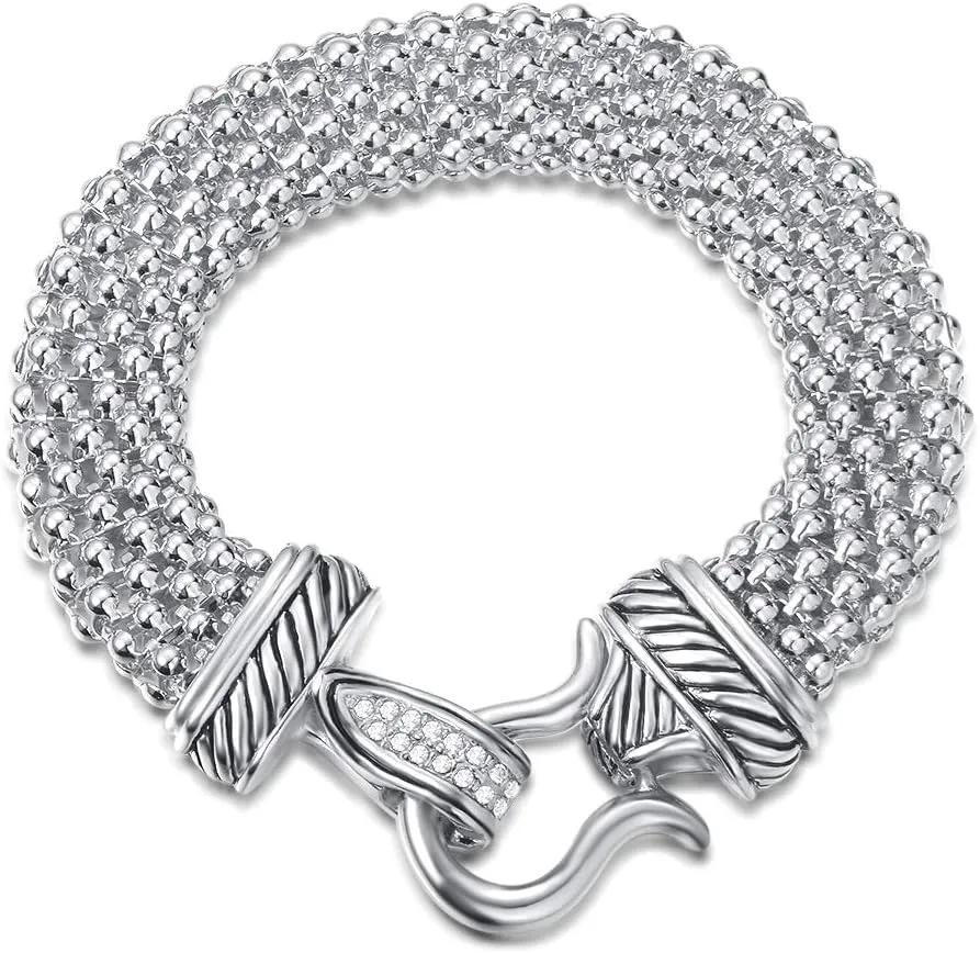 UNY Jewelry Antique Fashion Popcorn Chain Designer Brand Inspired Women Unique Christmas Gifts Bracelets