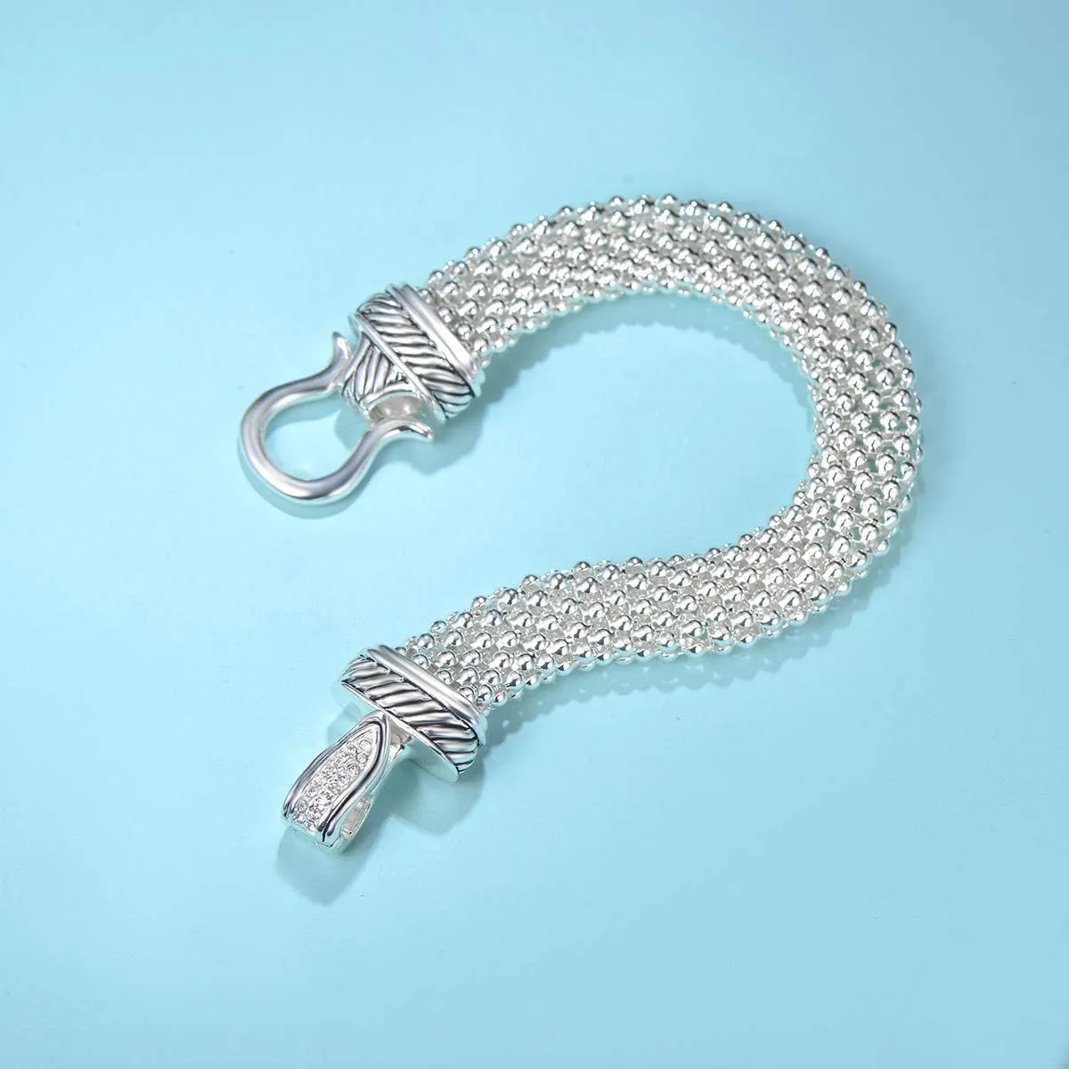 UNY Jewelry Antique Fashion Popcorn Chain Designer Brand Inspired Women Unique Christmas Gifts Bracelets