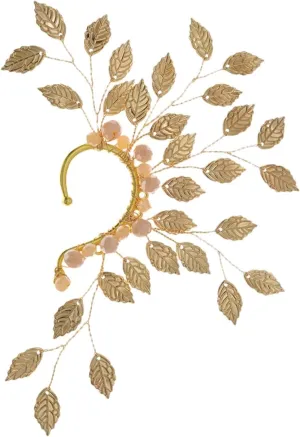 VALICLUD Elegant Ear Cuff Clip Women's Non-piercing Earring Stylish Leaf Decor for Occasion