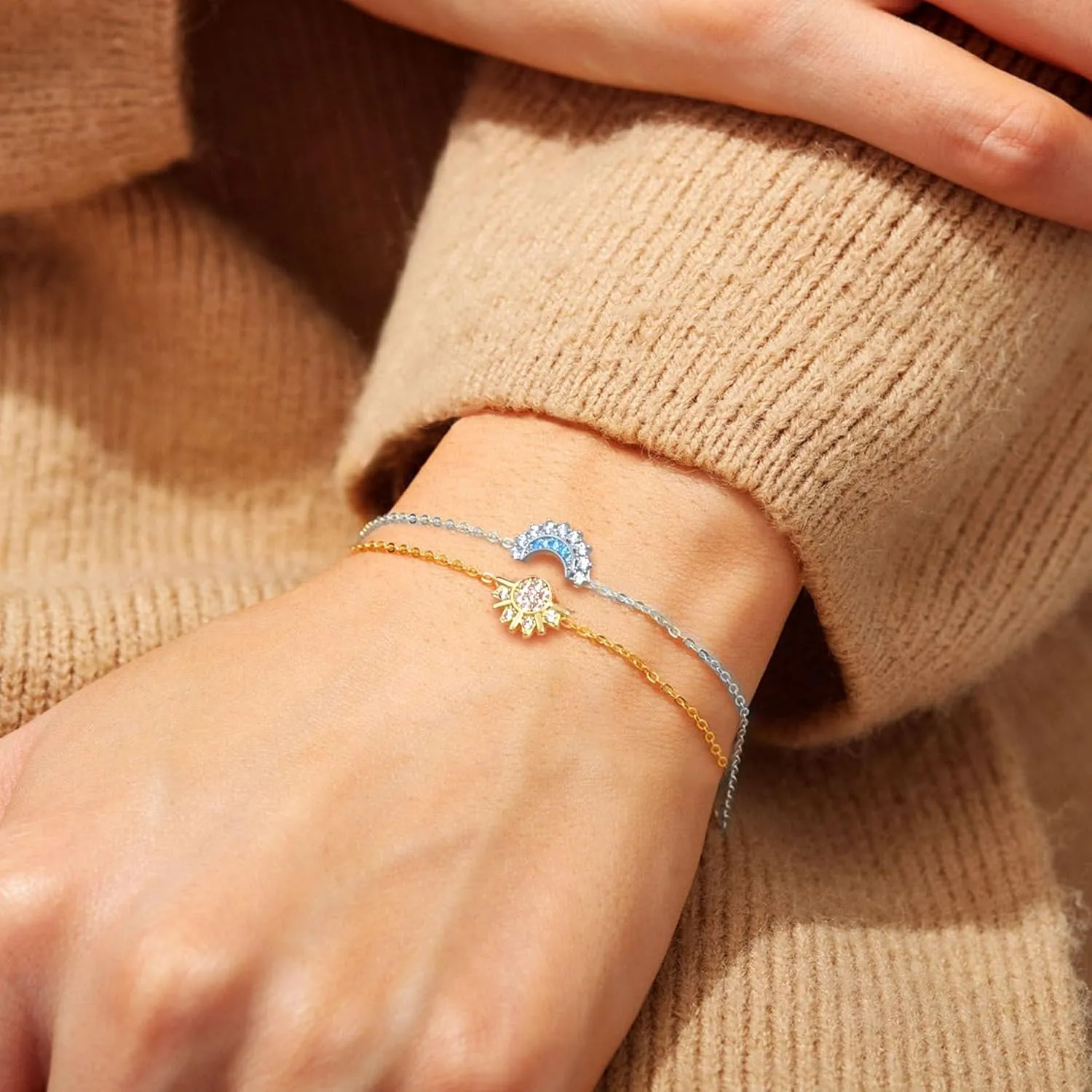 Wave Bracelets Birthday Gifts for Daughter Women Gift for Mom Adult Gifts Mom Birthday Gift from Daughter Unique Friendship Gift for Sister Birthday Gifts 50th 60th for Women