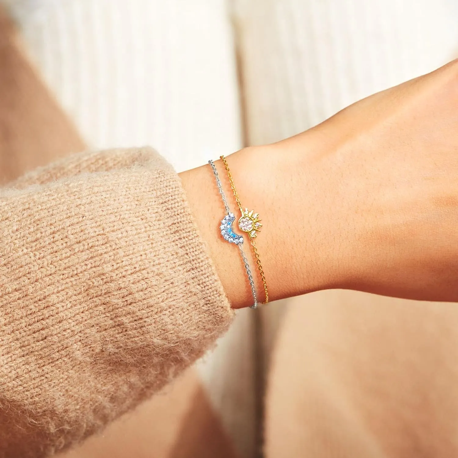 Wave Bracelets Birthday Gifts for Daughter Women Gift for Mom Adult Gifts Mom Birthday Gift from Daughter Unique Friendship Gift for Sister Birthday Gifts 50th 60th for Women