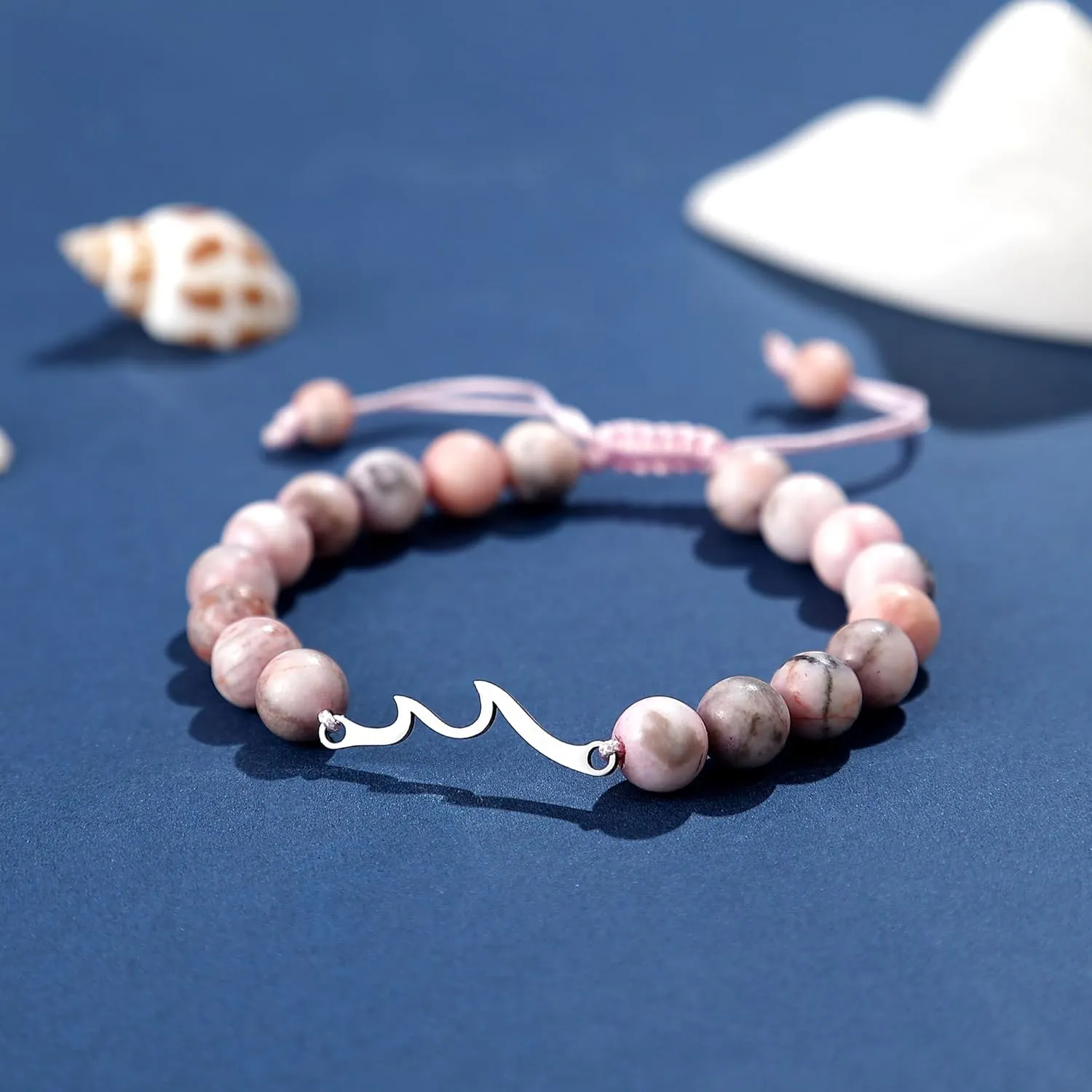 Wave Friendship Bracelet, Best Friend Relaxation Unique Christmas Birthday Valentine's Day Bracelet Gifts for Women.