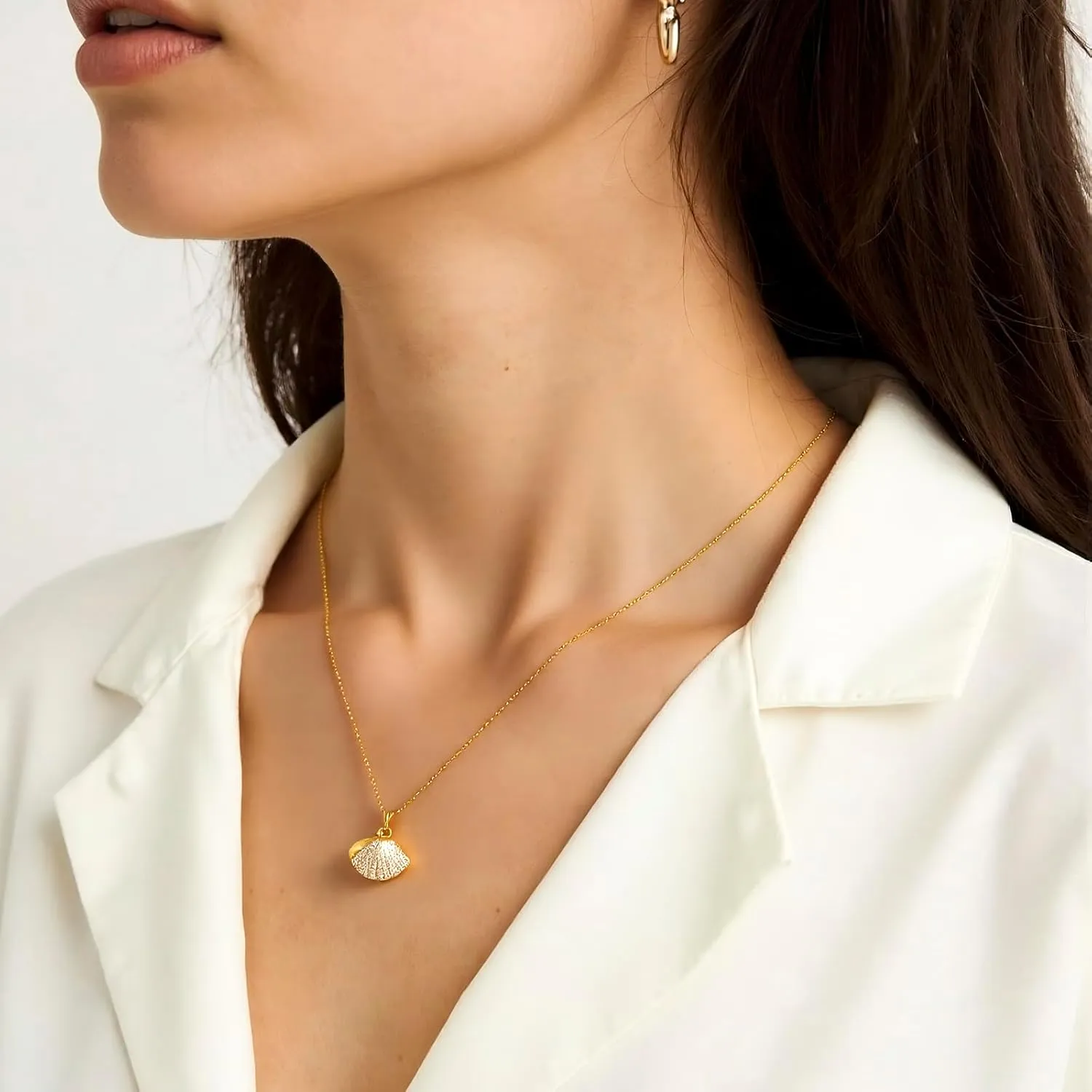 Women's Necklace, Stainless Steel Necklace