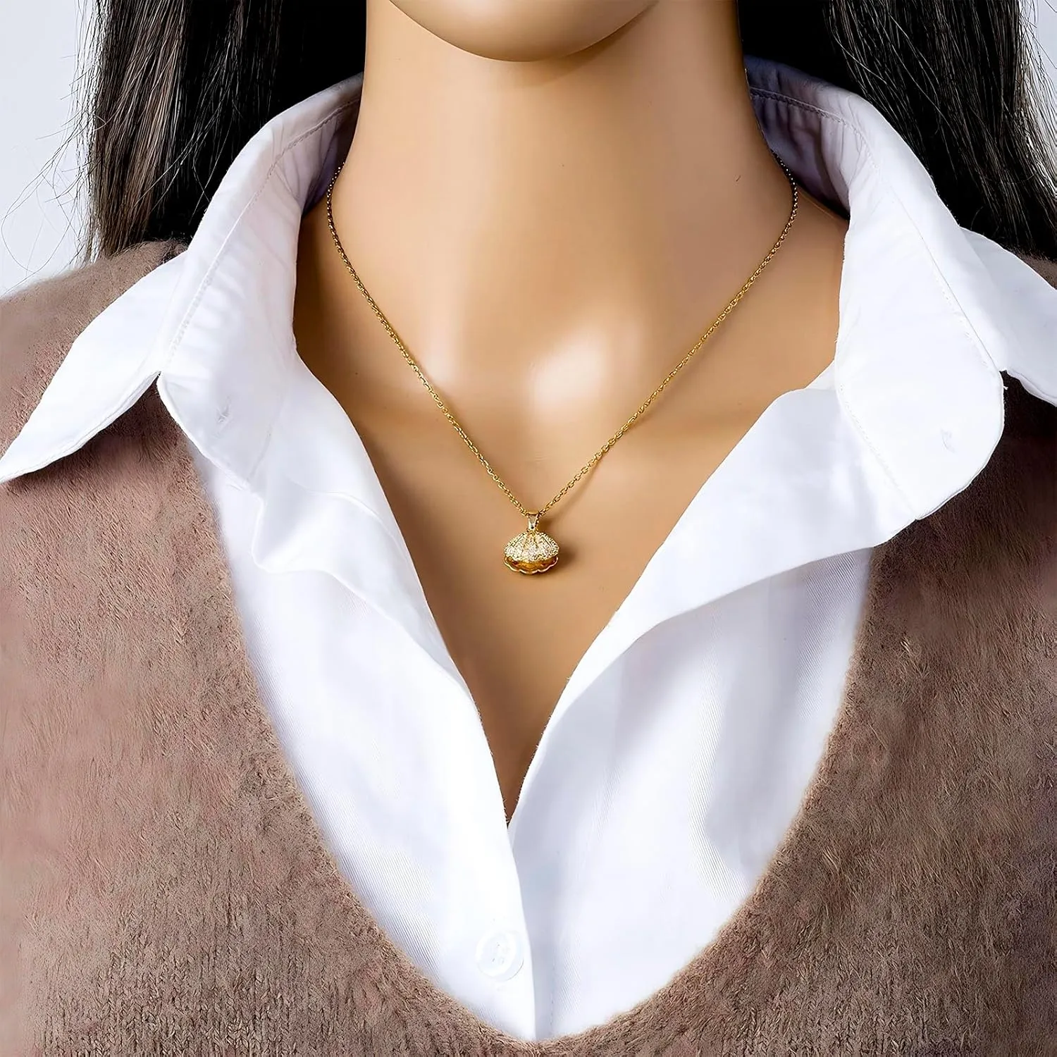 Women's Necklace, Stainless Steel Necklace