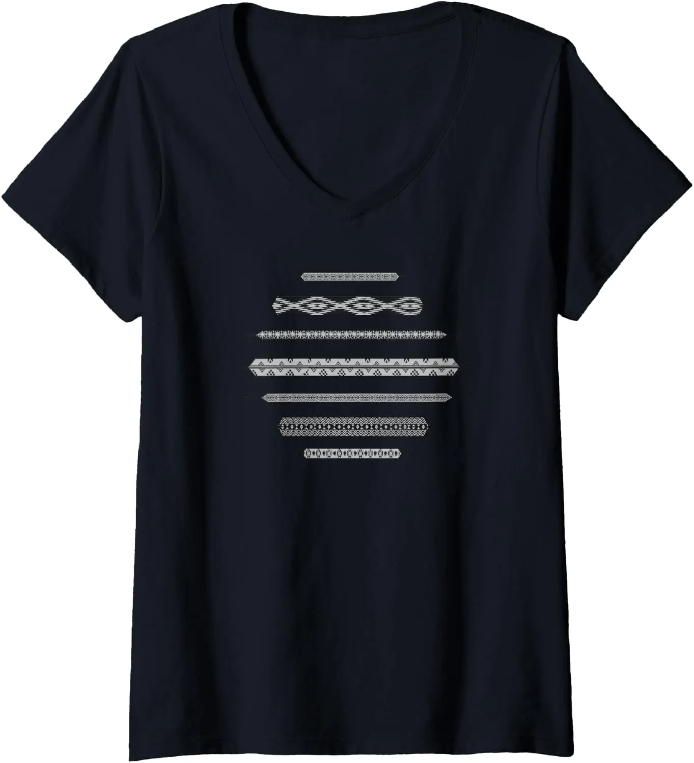 Womens Trendy Friendship Bracelets V-Neck T-Shirt
