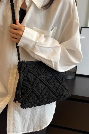 Woven Purse || Black