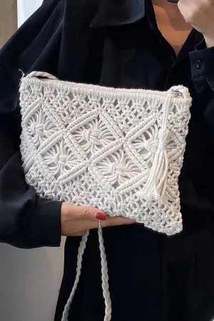 Woven Purse || Ivory