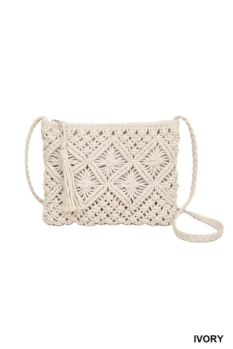 Woven Purse || Ivory