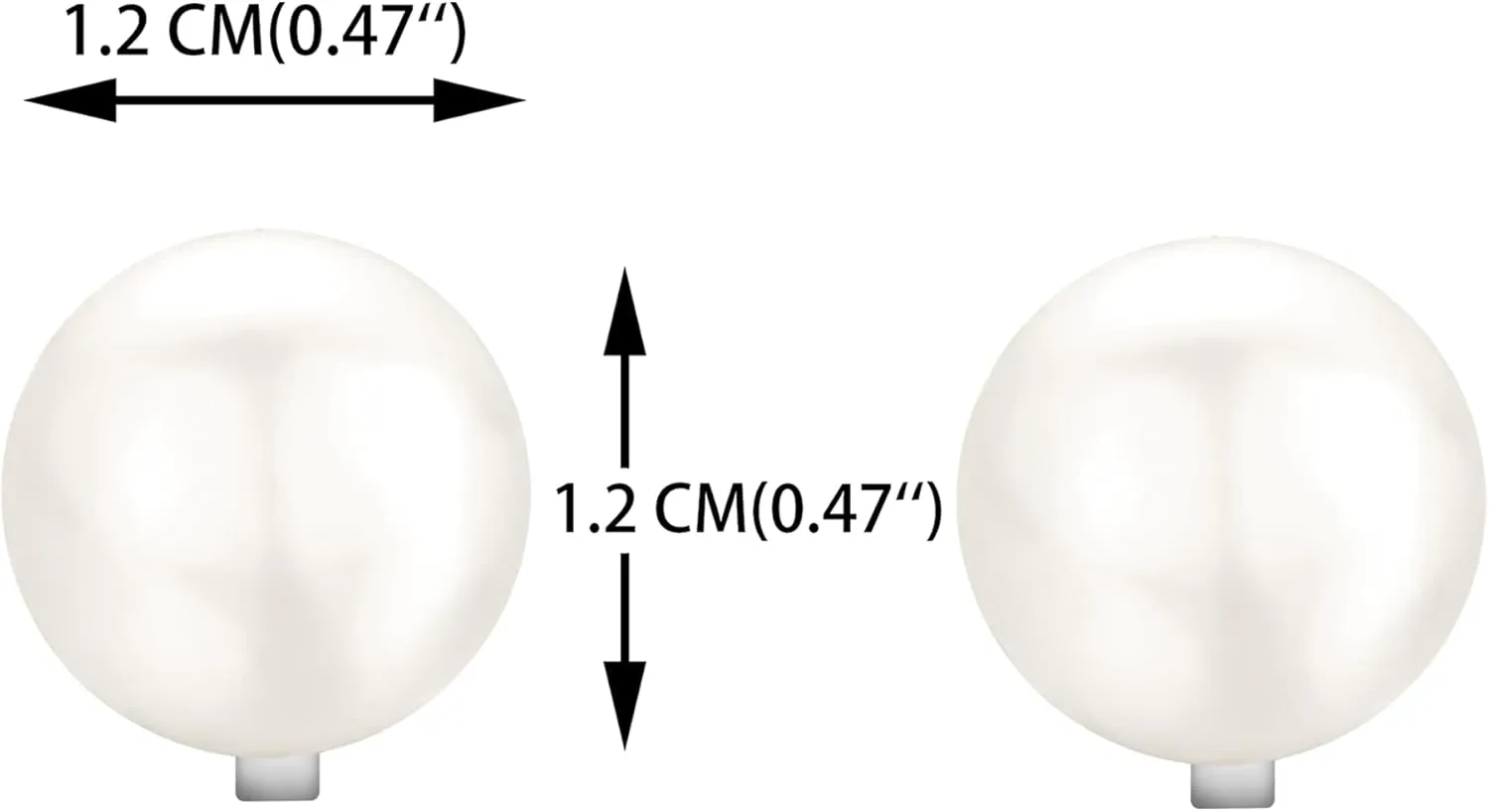YOQUCOL Simulated Freshwater Pearl Clip On Earrings Not Pierced Elegant Stud Jewelry For Women