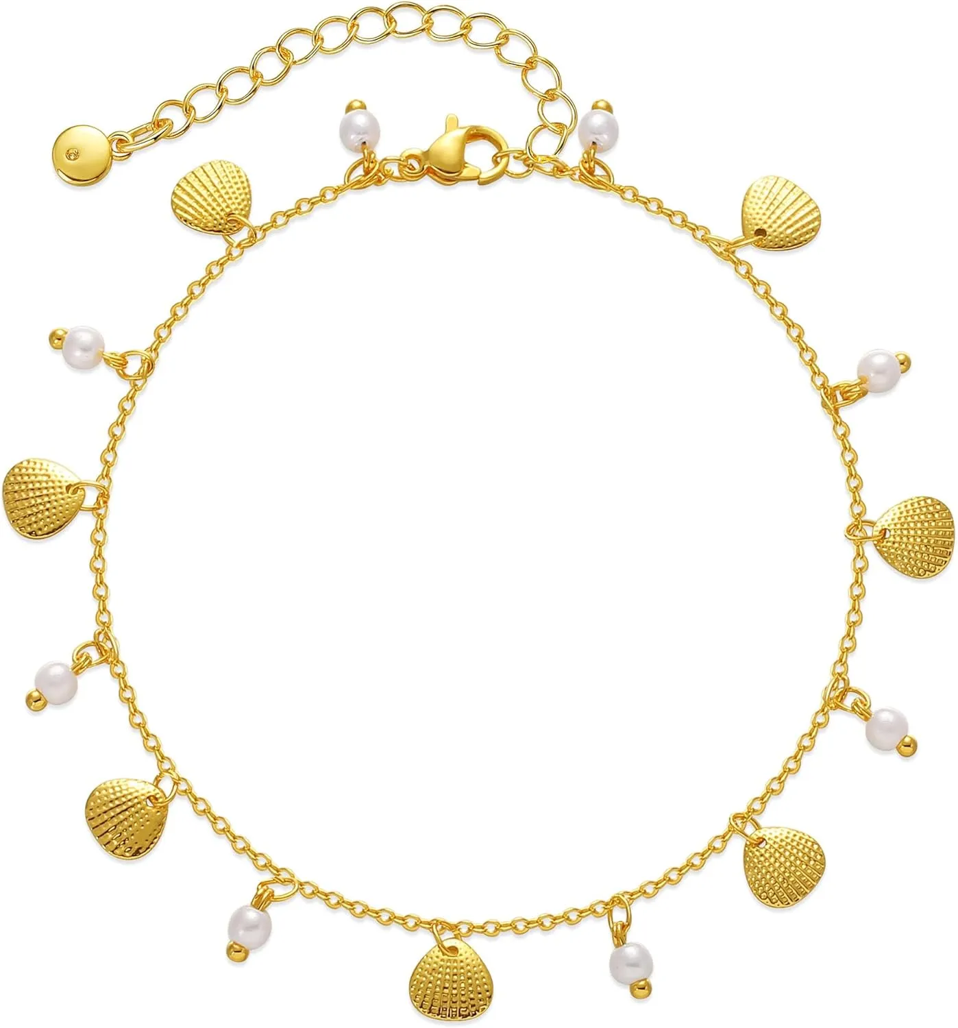 Yumikoo 18k Gold Plated Anklet Ankle Bracelets for Women